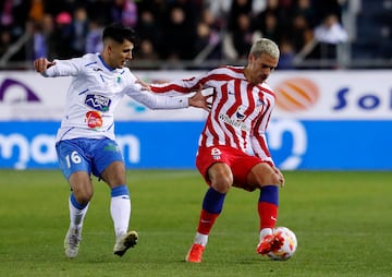 Griezmann, en el Almazán-Atlético.