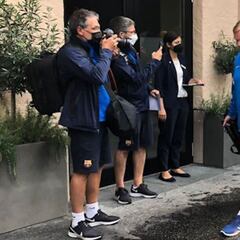 El Barcelona ya está en Salzburgo