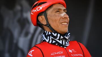 08 March 2022, France, Vierzon: Colombian cyclist Nairo Quintana of Arkea-Samsic is seen at the start of the third stage of the 80th edition of the Paris-Nice cycling race, 190.8 km from Vierzon to Dun-le-Palestel. Photo: David Stockman/belga/dpa
 08/03/2