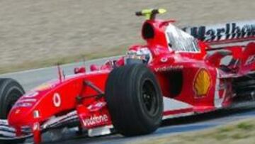 <b>PROBADOR.</B> Marc Gené comparte con Luca Badoer el puesto de piloto probador en 2005 de la escudería Ferrari.