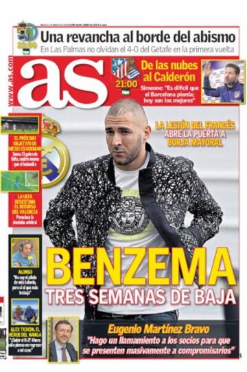 Portadas de la prensa mundial