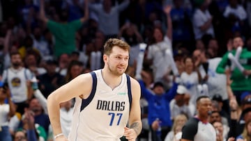 In Game 4, Luka Doncic threw the basketball into the air, which bounced on the floor, then went inside the basket. Would a bounced-ball shot be counted?