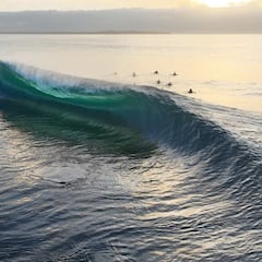 El peligroso arrecife de Shark Island, a vista de dron