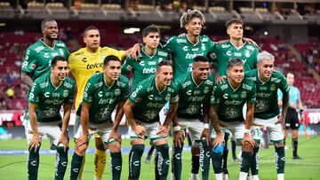 Leon team groupduring the 8th round match between Guadalajara and Leon as part of the Liga BBVA MX, Torneo Apertura 2024 at Akron Stadium on September 18, 2024 in Guadalajara, Jalisco, Mexico.