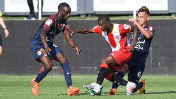 Marlos Moreno se luce en el partido ante Montpellier