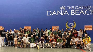 Despedida del frontón de Dania