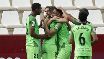 El Fuenlabrada gana en el Belmonte con un doblete de Garcés