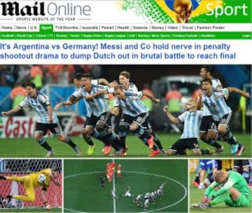 Portadas de la prensa extranjera