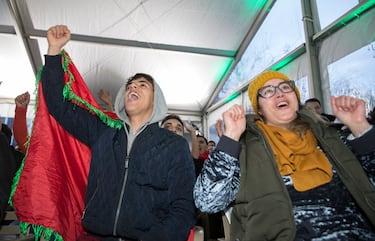 La euforia inunda Casa Árabe con el histórico pase de Marruecos a semis
