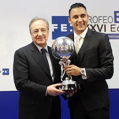 Florentino: "Para el Real Madrid es un orgullo tener a Keylor"
