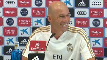 "¿Será James titular?" Zidane y su risa al responder