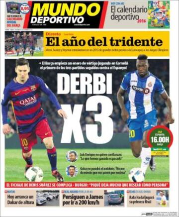 Portadas de la prensa mundial