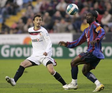 Antonio Puerta en el partido ante el Levante en la temporada 2006-2007.