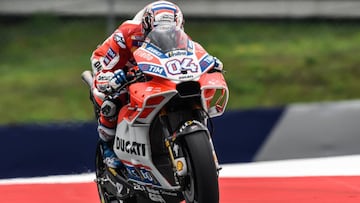 Andrea Dovizioso en el Red Bull Ring.