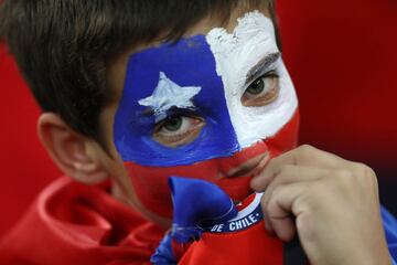 Copa América: belleza y color en el duelo entre Chile y Uruguay