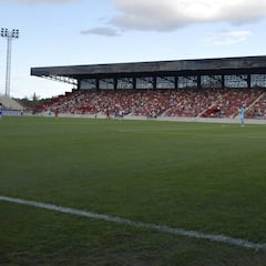 El Mirandés-Numancia, primer partido profesional suspendido