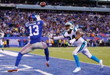 Josh Norman tuvo una auténtica guerra con Odell Beckham. El partido que enfrentó a Giants contra Panthers sacó lo peor de ambos jugadores.