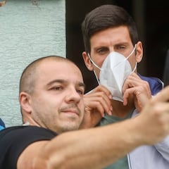 Djokovic: "No tomé la decisión de jugar por la baja de Nadal"