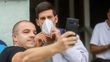 Djokovic: "No tomé la decisión de jugar por la baja de Nadal"