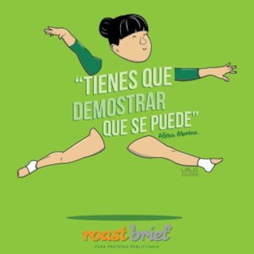 Lalo Recoba le mandó este mensaje inspirador a la gimnasta Alexa Moreno.