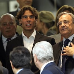 Florentino: "Hemos intentado muchas veces celebrar un Nadal-Federer en el Bernabéu"
