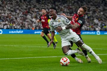 El 7 del Real Madrid y el 23 del Mallorca protagonizaron momentos de polémica y alta tensión en el encuentro.