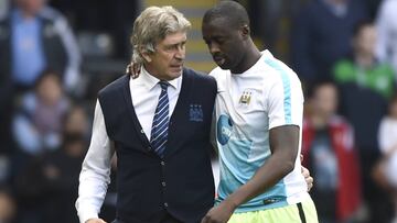 Los caminos de Pellegrini y Yaya Touré se pueden volver a unir