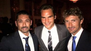 El mensaje de Roger Federer a Marcelo Ríos en redes sociales