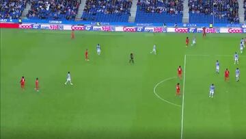 Increíble pero cierto: fuera de juego en un saque de banda en el Real Sociedad-Getafe