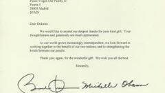 Michelle Obama da las gracias al Féminas