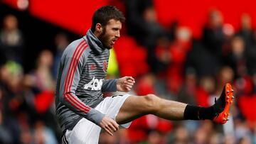 Soccer Football - Premier League - Manchester United vs Liverpool - Old Trafford, Manchester, Britain - March 10, 2018   Manchester United&#039;s Michael Carrick during the warm up before the match   Action Images via Reuters/Jason Cairnduff    EDITORIAL 
