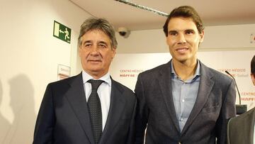 El médico de Nadal: "Entrenar puede ser factible, pero otra cosa será la competición"