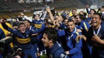 Boca celebra la Copa Argentina.