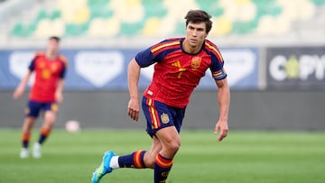 Gonzalo, autor de un doblete de la Selección Sub-21 ante Chipre.