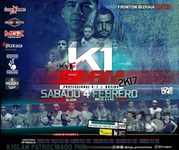 Cartel promocional del K1 Slam.