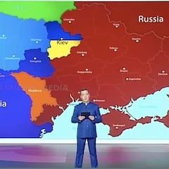 El mapa más loco de Rusia: así quiere que acabe siendo Ucrania