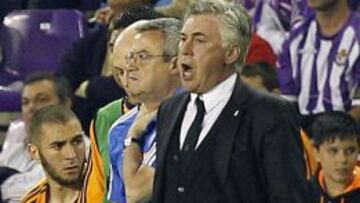 Ancelotti suspendió su aparición tras el empate ante el Valladolid