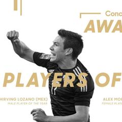 Hirving Lozano y Alex Morgan elegidos los mejores de Concacaf