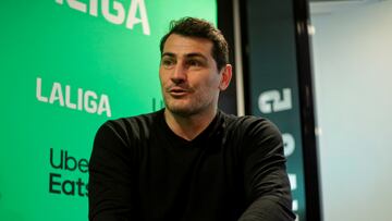 05/02/25 EVENTO ORGANIZADO POR LaLiga y UberEats UBER EATS IKER CASILLAS ENTREVISTA