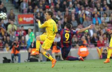 2-0. Luis Suárez marcó el segundo gol.