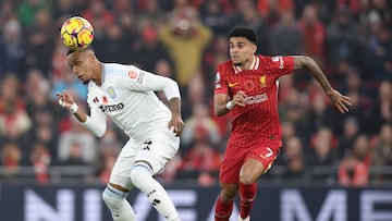 Luis Díaz, la clave de Liverpool para vencer a Aston Villa