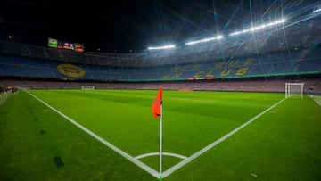 BARCELONA, SPAIN - JANUARY 25: Spotify Camp Nou Stadium of FC Barcelona