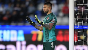 Jonathan Orozco of Tijuana during the game Pachuca vs Tijuana, corresponding Round 14 the Torneo Apertura 2022 of the Liga BBVA MX at Hidalgo Stadium, on September 11, 2022.
<br><br>
Jonathan Orozco de Tijuana durante el partido Pachuca vs Tijuana, correspondiente a la Jornada 14 del Torneo Apertura 2022 de la Liga BBVA MX en el Estadio Hidalgo, el 11 de Septiembre de 2022.
