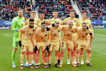 Once inicial del Atlético de Madrid.