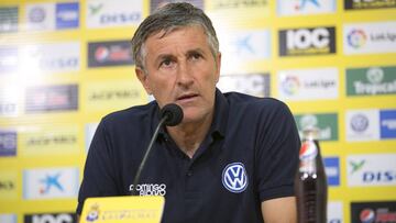 Setién: "El Leganés defiende bien y sale al contraataque"