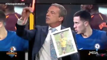 Soria llega con una foto de Hazard que no gustará en Madrid