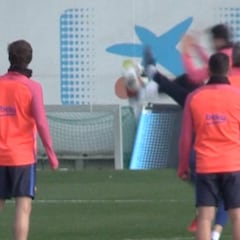 El planchazo de Busquets que hizo enfadar a Luis Suárez