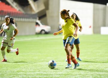 Colombia venció 3-0 a Venezuela en la Fase Final del Sudamericano Femenino Sub 20 en el estadio Nicolás Chahuán Nazar en Chile.