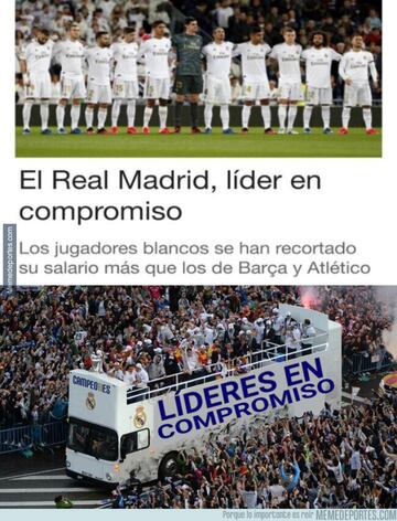 Los memes deportivos no se paran con el Coronavirus