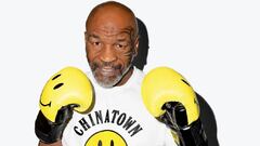 El boxeador estadounidense Mike Tyson, durante una campa&ntilde;a promocional.